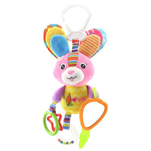 Load image into Gallery viewer, Baby Rattles Toys Stroller Hanging Soft Toy Cute Animal Doll Baby Crib Bed Hanging Bells Toys Elephant Rabbit Dog